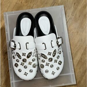 Azalea Wang Studded Clogs